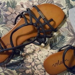 Volcom Black Sandals Size 9 - Volcom No Sweat